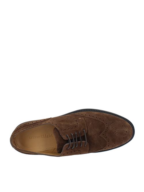 Stringate modello 206-03 in camoscio TRIVER FLIGHT | 206-03 HEAVYMARRONE